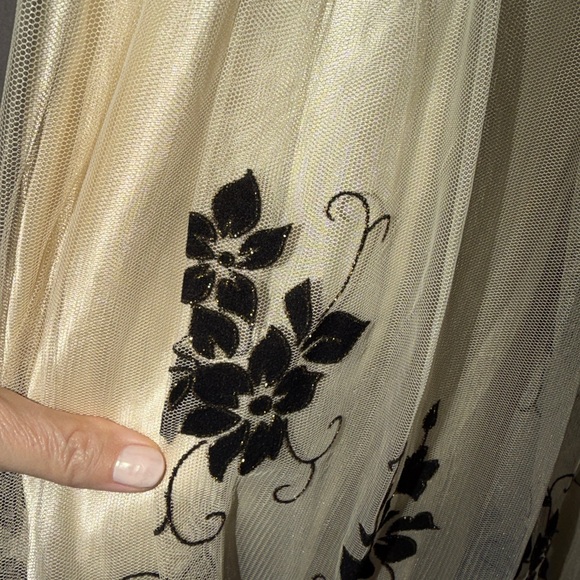 OC OLEG CASSINI VINTAGE INSPIRED TULLE SILK LINED DRESS SZ 8 - Picture 12 of 12